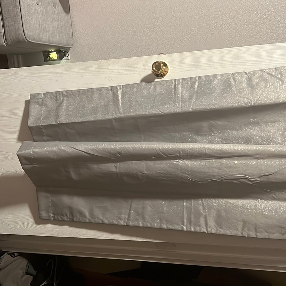 Glittery Grey/silver curtains 37x84